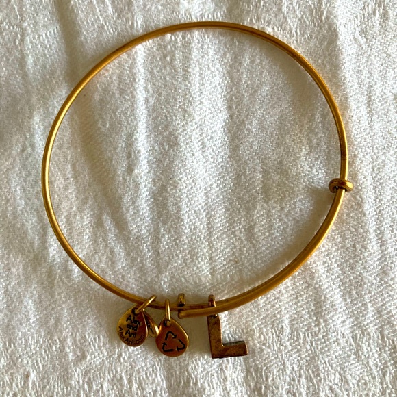 Alex and Ani “L” Charm Bangle - Picture 2 of 4